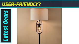 `KAWOTl Farmhouse Floor Lamp: The Ultimate Cozy &amp; Bright Lighting Solution!