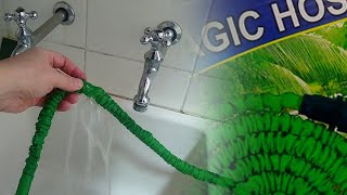 How to fix leaking into the expansible garden hose Magic Hose