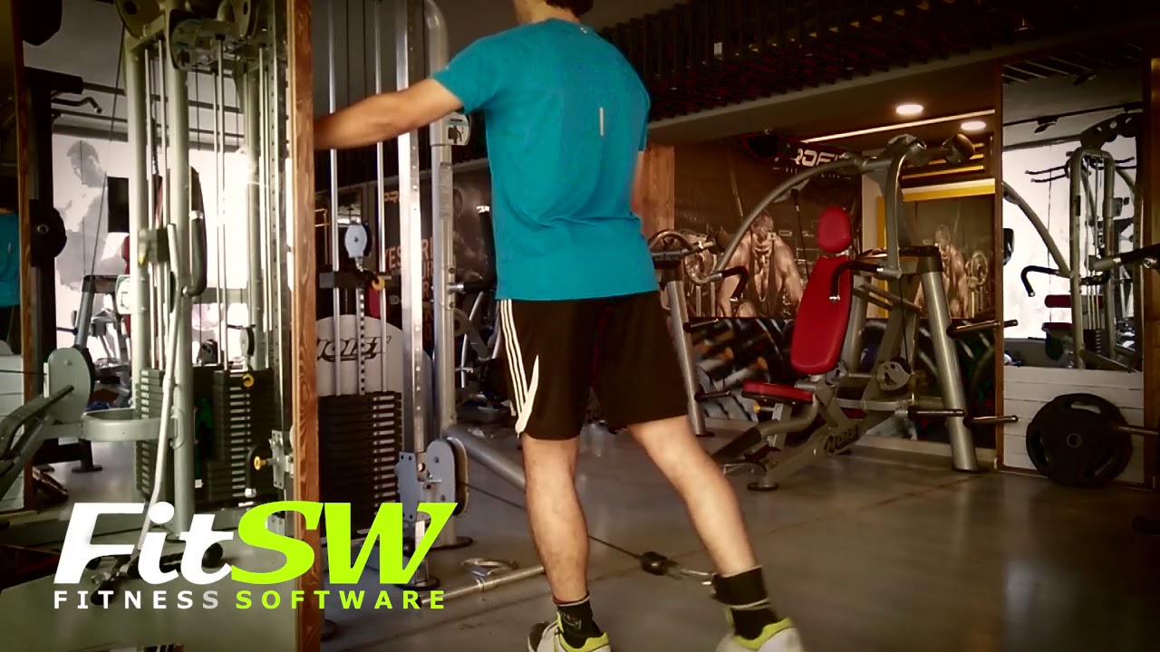 Cable Hip Extension Leg Exercise Demo Howto YouTube