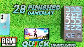 ONEPLUS Nord CE 2 5G UNBOXING | BGMI GAMEPLAY | 28 FINISHED | TORNADO RIDER