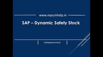 SAP Dynamic Safety Stock Calculation