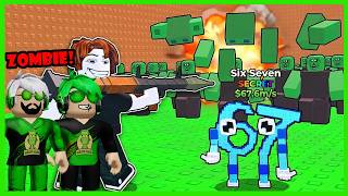 Darlung & Wak Darlung Beli Senjata Mematikan Demi Membasmi Zombie Penjaga Brainrot Di Roblox