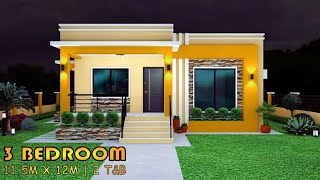 3 BEDROOM | BOX TYPE HOUSE DESIGN IDEA | 2 T&amp;B | LAUNDRY AREA | SIMPLE HOUSE DESIGN | BAHAY