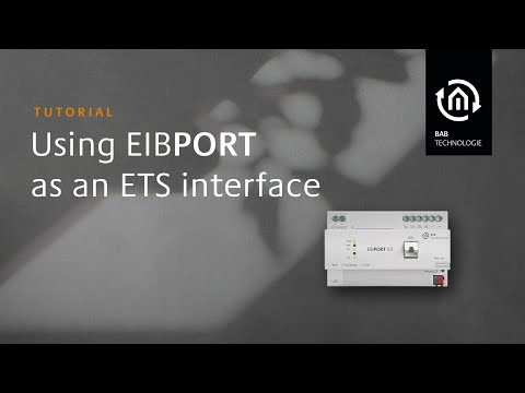 EIBPORT V3 - Tunneling KNX ETS5 - Tutorial EN