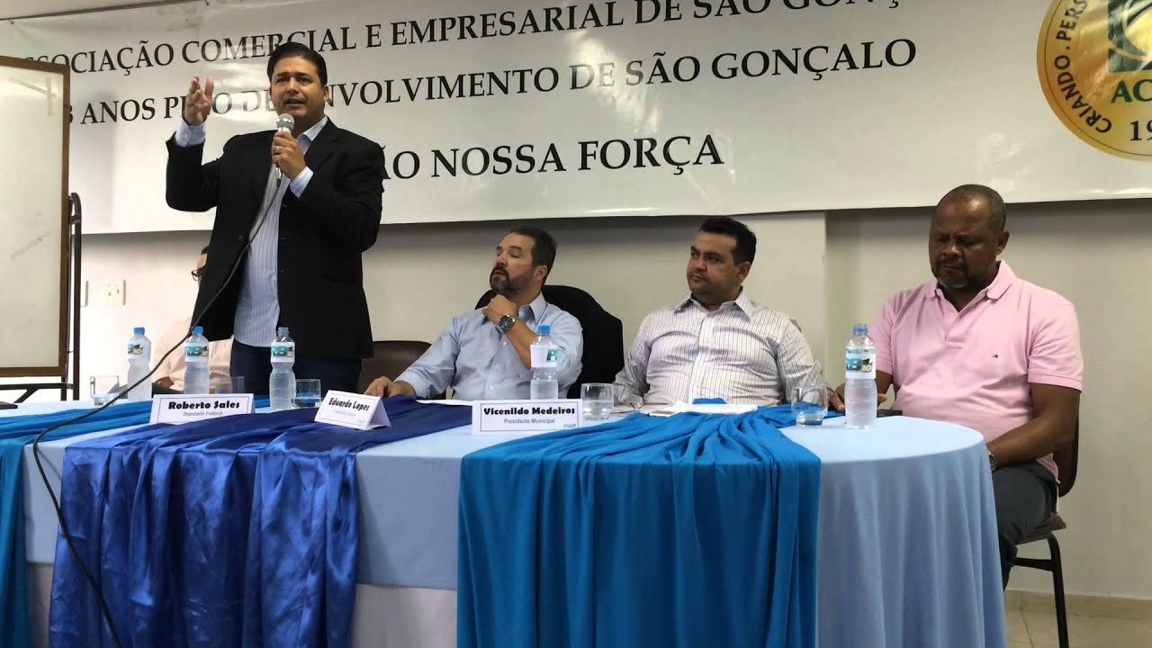 Roberto Sales no II Encontro Regional PRB/RJ