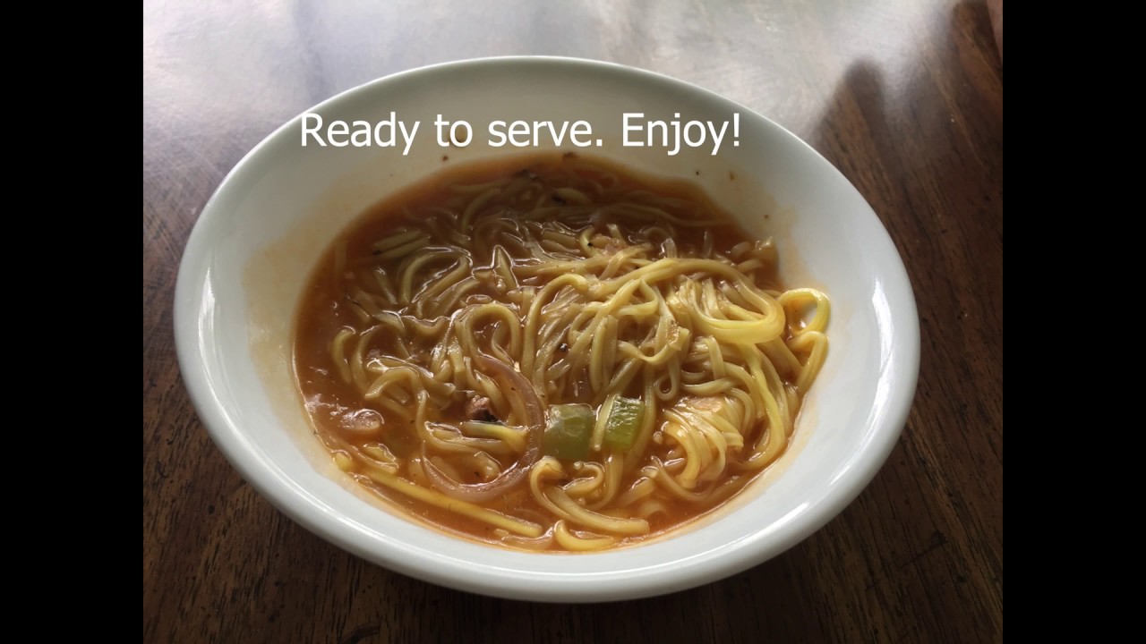 Sardines & Yellow noodle soup YouTube