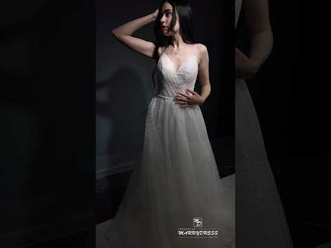Свадебное платье на тонких бретелях #weddingdress #свадебныеплатья #свадебныеплатьяворонеж #wedding