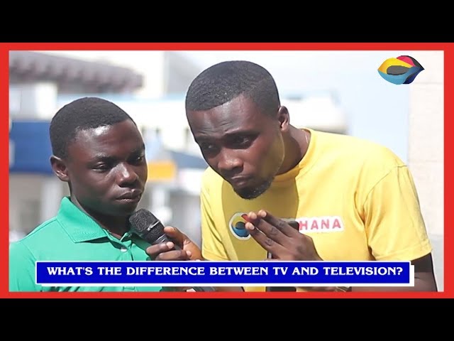 What's the difference between TV and TELEVISION? | Street Quiz | Funny Videos | Funny African Videos