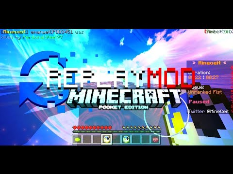 Replay Mod In Mcpe Multiplayer Support Youtube