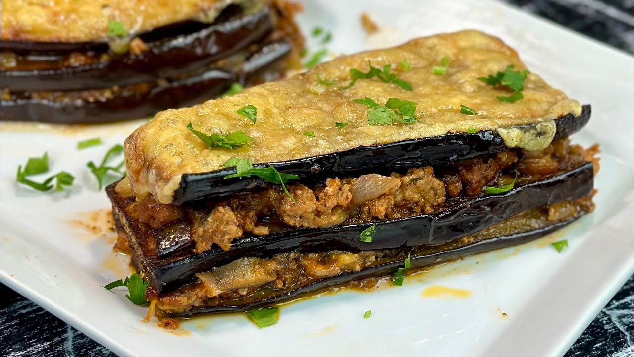 L’aubergine de cette façon est tellement plus goûteuse 🍆 Sans friture et peu d’ingrédients !