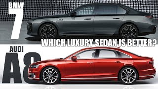 New 2023 BMW 7 Series (G70) vs 2018\/2022 AUDI A8 (D5) : Who designed better car?
