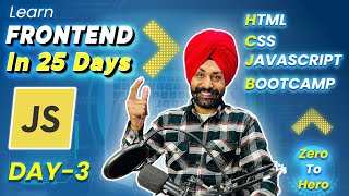 Day 3 - Create Header Footer Navbar using Bootstrap html css | Start FrontEnd Development in Hindi
