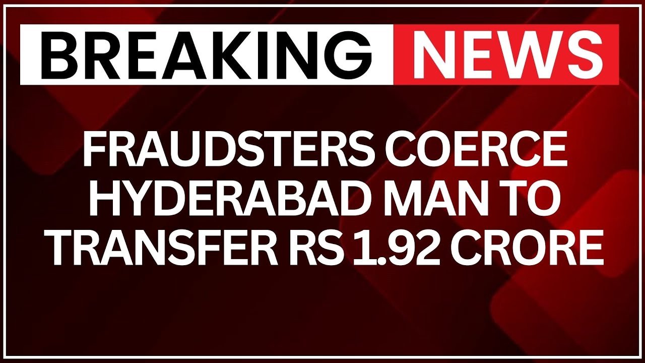 Hyderabad Man Loses Rs 1.92 Crore In “Digital Arrest” Cyber Fraud Scam | NewsX