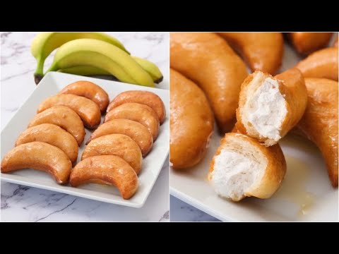 video Crescent moon bananas every bite will be divine , Worldwide Recipes Crescent moon bananas every bite will be divine
