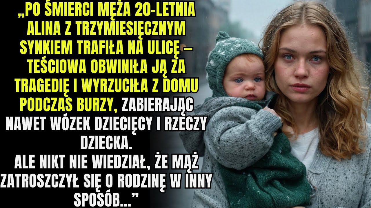 „Kiedy teściowa wyrzuciła młodą wdowę z dzieckiem na deszcz, nie podejrzewała, że…”