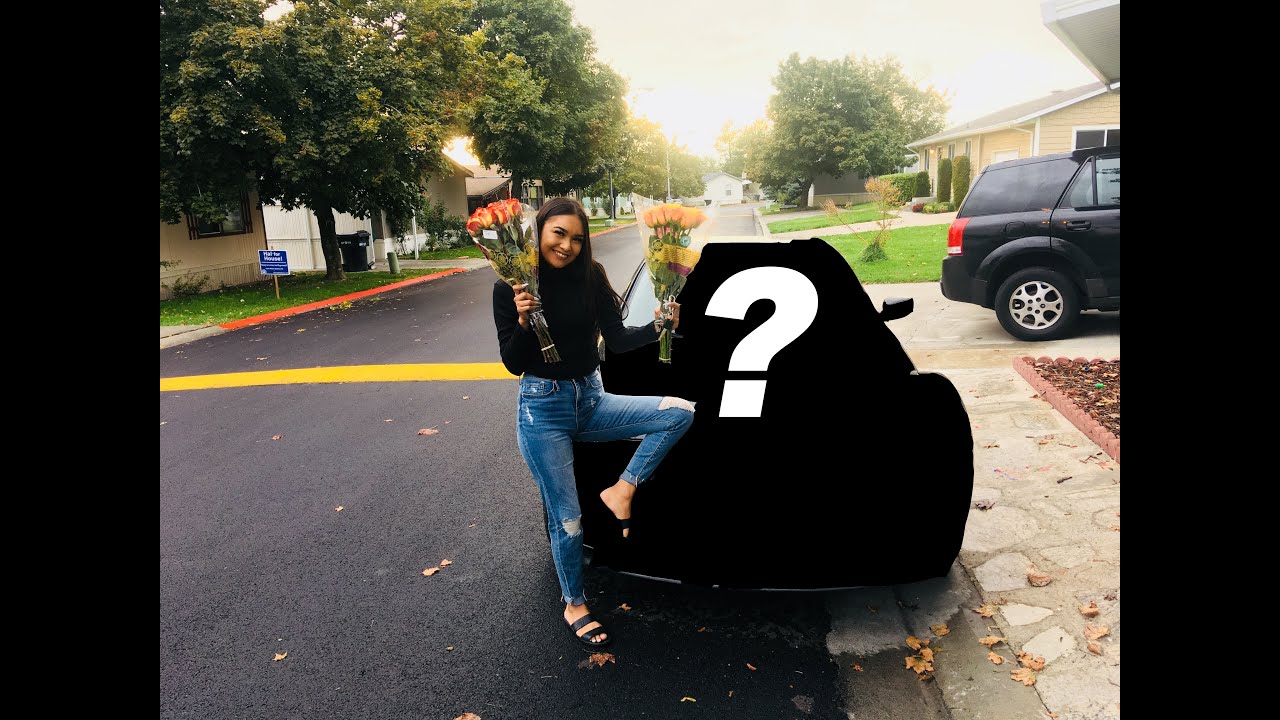 SURPRISING MY GIRLFRIEND WITH A NEW CAR - YouTube