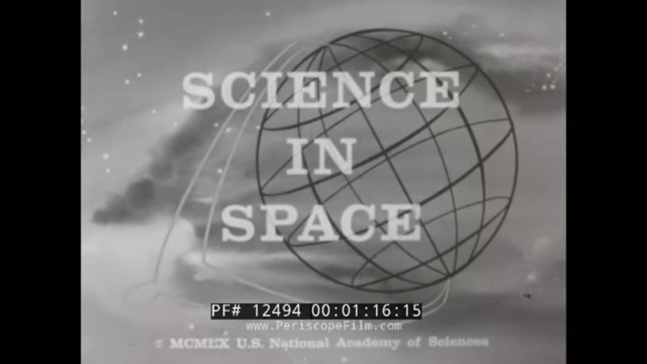 SCIENCE DANS LESPACE FILM DEXPLORATION SPATIALE DU DBUT DES ANNES 1960 SPOUTNIK  EXPLORER VANGUARD ROCKET 12494