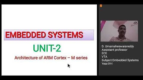 ES-Unit2-L4-Register set and Memory map