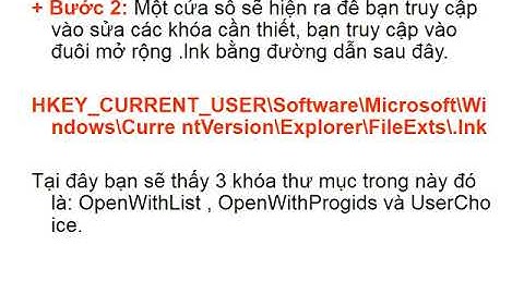 Khắc phục lỗi icon, Shortcut trên LAPTOP bị gắn thêm đuôi .Lnk