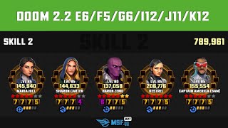 MSF Raid - Doom 2.2 - Skill 2 - E6/F5/G6/I12/J11/K12