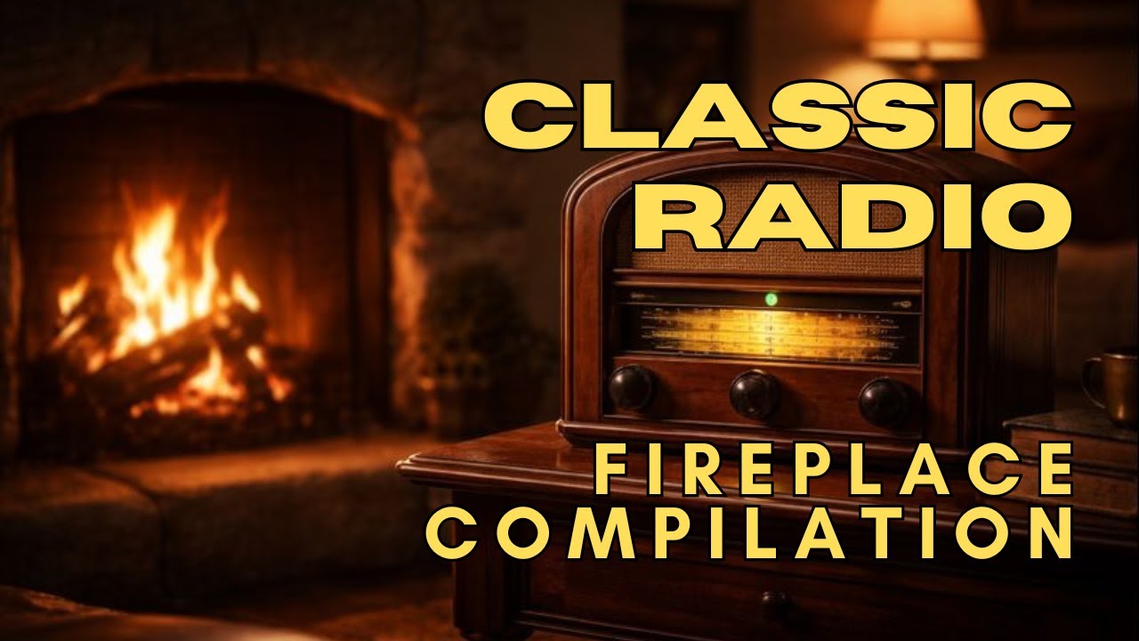 Fireplace Episodes - Old Time Radio - Cowboys + Marlowe (Restored OTR Marathon)