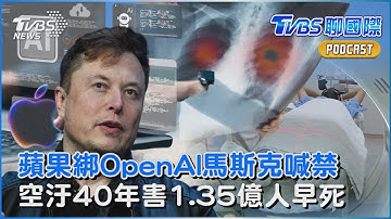 蘋果綁OpenAI 馬斯克喊禁用 空汙殺手40年害1.35億人早死｜TVBS聊國際PODCAST@TVBSNEWS01