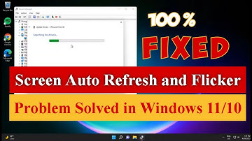Auto Refresh and Flicker Problem in Windows 11/10 [100% Fixed] #display