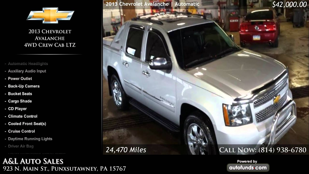 Used 2013 Chevrolet Avalanche | A&amp;L Auto Sales, Punxsutawney, PA - SOLD