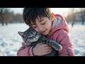 Animal Rescue Story Gray Somali Cat Finds Rescue Team to Help Black Lion Covered in Strange Snakes_R