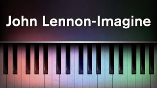 Video thumbnail of "John Lennon - Imagine (Karaoke Piano)"