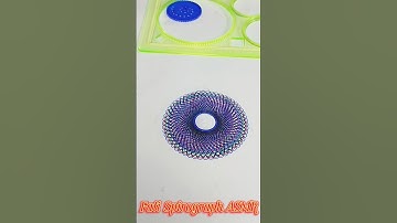 Beautiful Satisfying Spirograph ASMR #asmr #spirograph #art #asmrsounds #relax #shorts #satisfying