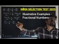Illustrative Examples | Fractional Numbers and Four Fundamental Operations on Them | JNV 2025