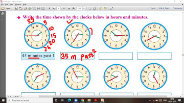 Measuring Time # std  4 # page 43, 44 # lecture video