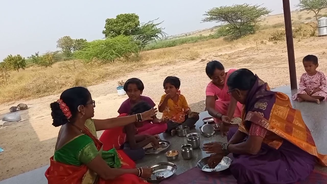 पुनमला भेटायला गेली होती #बाजरीची'भाकरी'भेंडी'वांग'खाऊन'आली'एकच'नंबर#