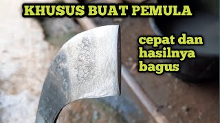 CARA MEMBUAT MATA PISAU SADAP ATAS BAWAH || PART (1)