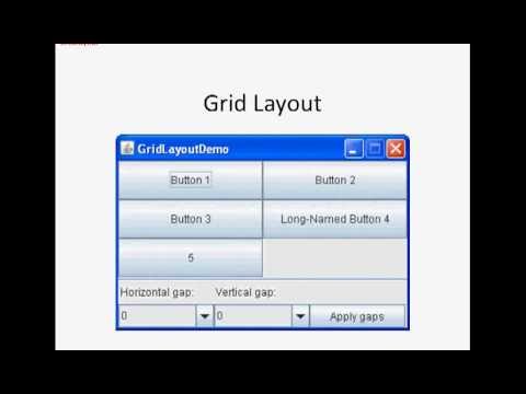 Tutorial Programacion Java 41  Grid Layout y Paneles