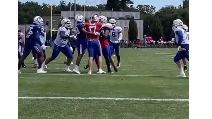 Josh Allen fight at Camp with Jordan Phillips