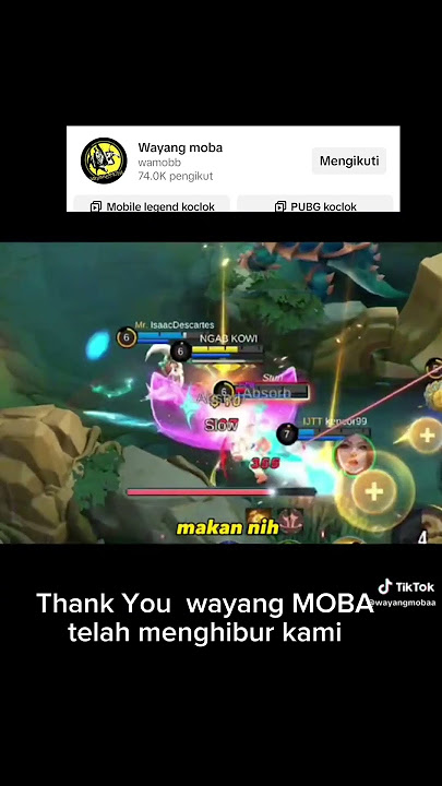 Bagi wayang MOBA yang liat shorts ini aku izin upload ulang #mobilelegends #shortmlbb #lolita