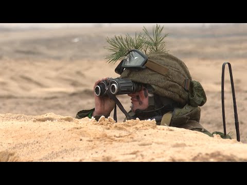 Занятия десантников на