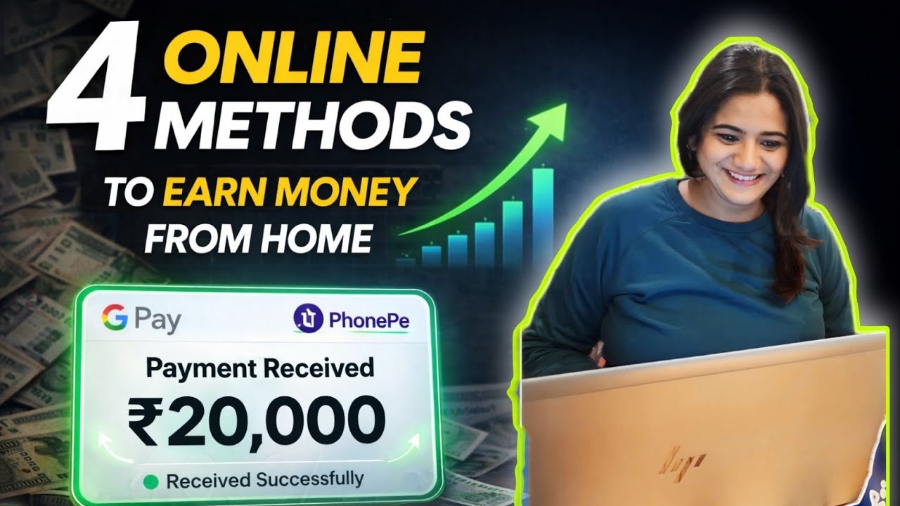 4 Legit Ways to Earn Money from Home in 2026 as a beginner with 0 Investment