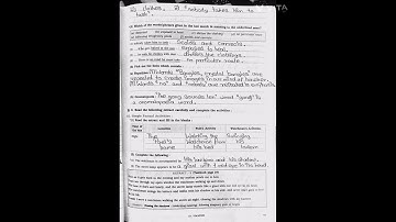 Standard. 8th. Maharashtra state board. English Ls. No. 2.1.Vocation. Workbook Question And Answers.