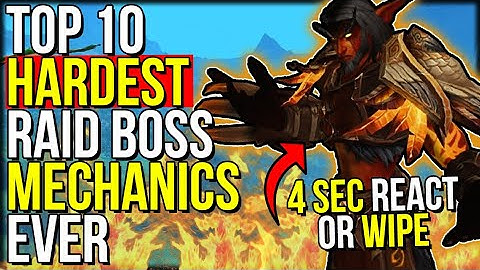 Top 10 HARDEST Raid Boss Mechanics In WoW History | World of Warcraft