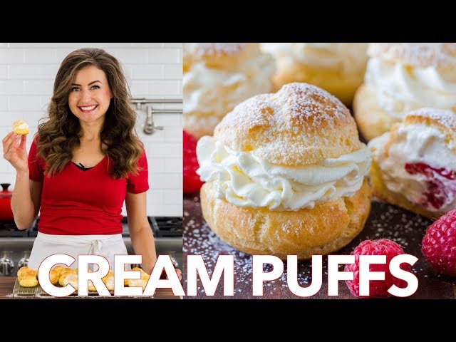 How To Make Easy Cream Puffs - Natasha's Kitchen class=