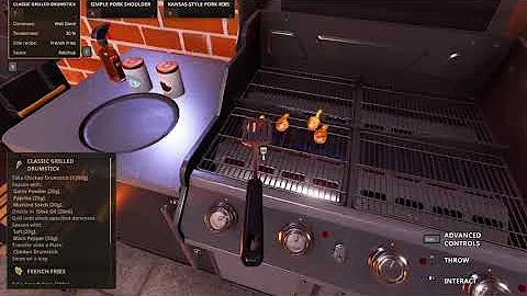 Cooking Simulator: BBQ! A chaotic learning experience!! (Relaxing Let's Play) (No commentary)