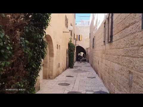 [4K] Jerusalem, Walk Around Ancient City Of Jerusalem, Israel