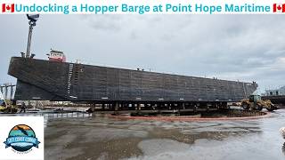This is How to Undock a Hopper Barge at Point Hope Maritime