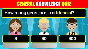 ✅  Can YOU CRUSH this GENERAL KNOWLEDGE QUIZ?! - 40 Trivia Questions | 25-122