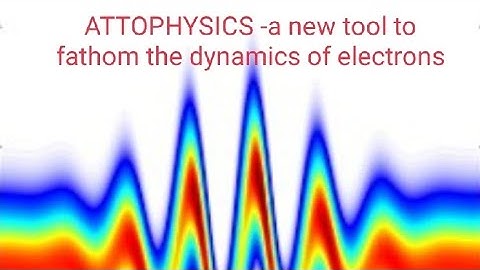 Attophysics | electron dynamics | hasina | sns academy