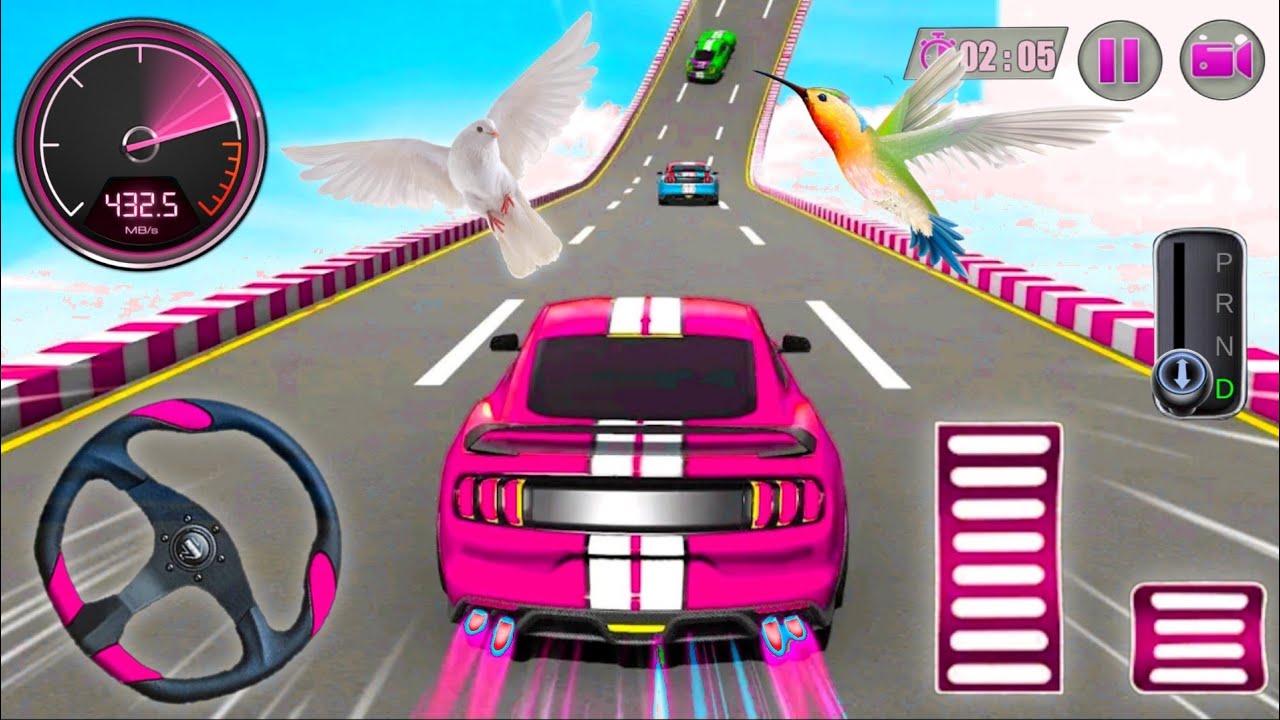Muscle Car Stunt Games: Mega Ramp Car🚕 Simulator_