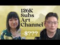 Artist Journey to 126k YouTube subs - Interview with Eric Lin of Cafe Watercolor